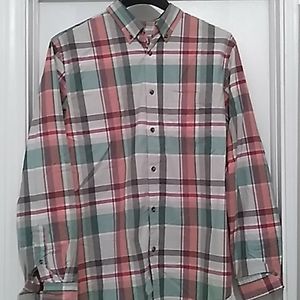 Plaid button down